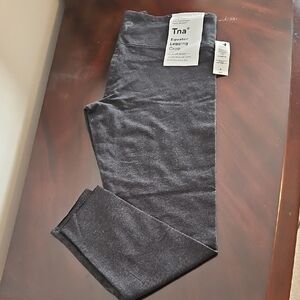 TNA Equator Cropped Legging, Size M in Dark Heather